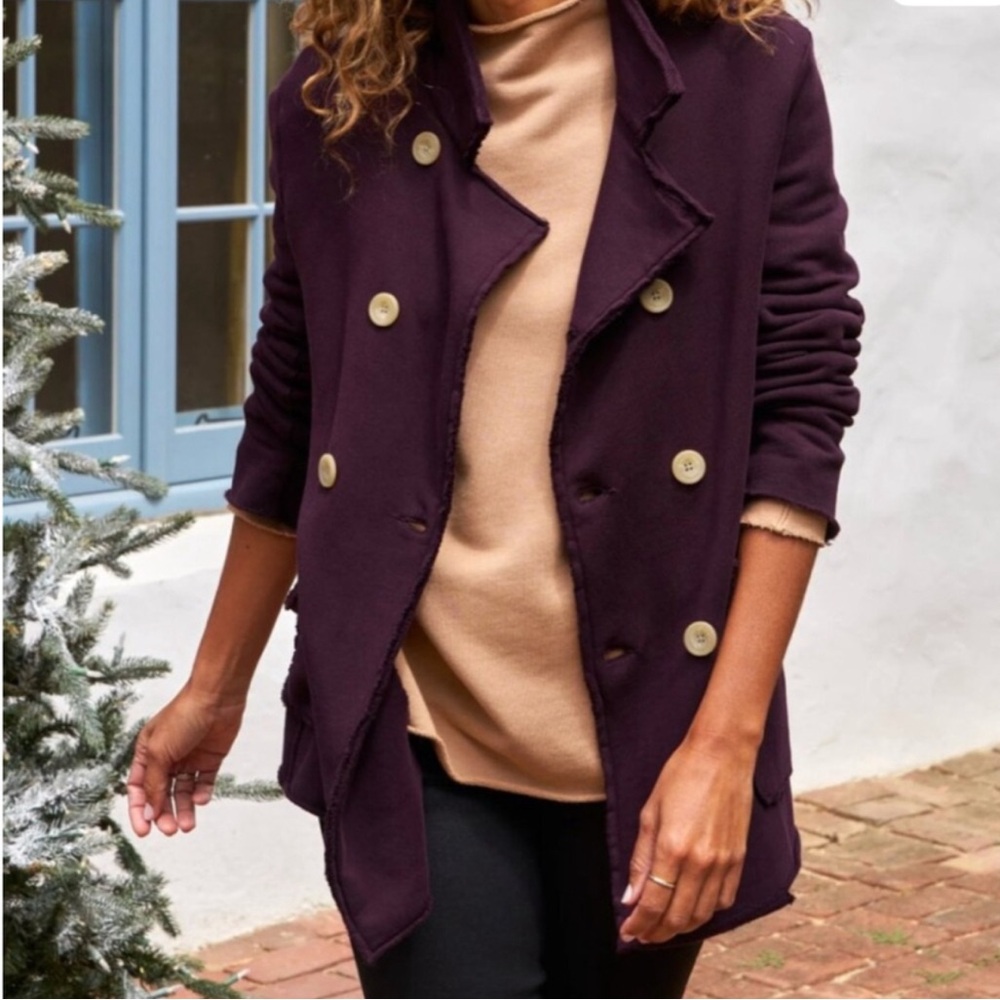 Frank&Eileen LIMITED BELFAST Oxblood Sold Out Color Triple Fleece Blazer$388MSRP